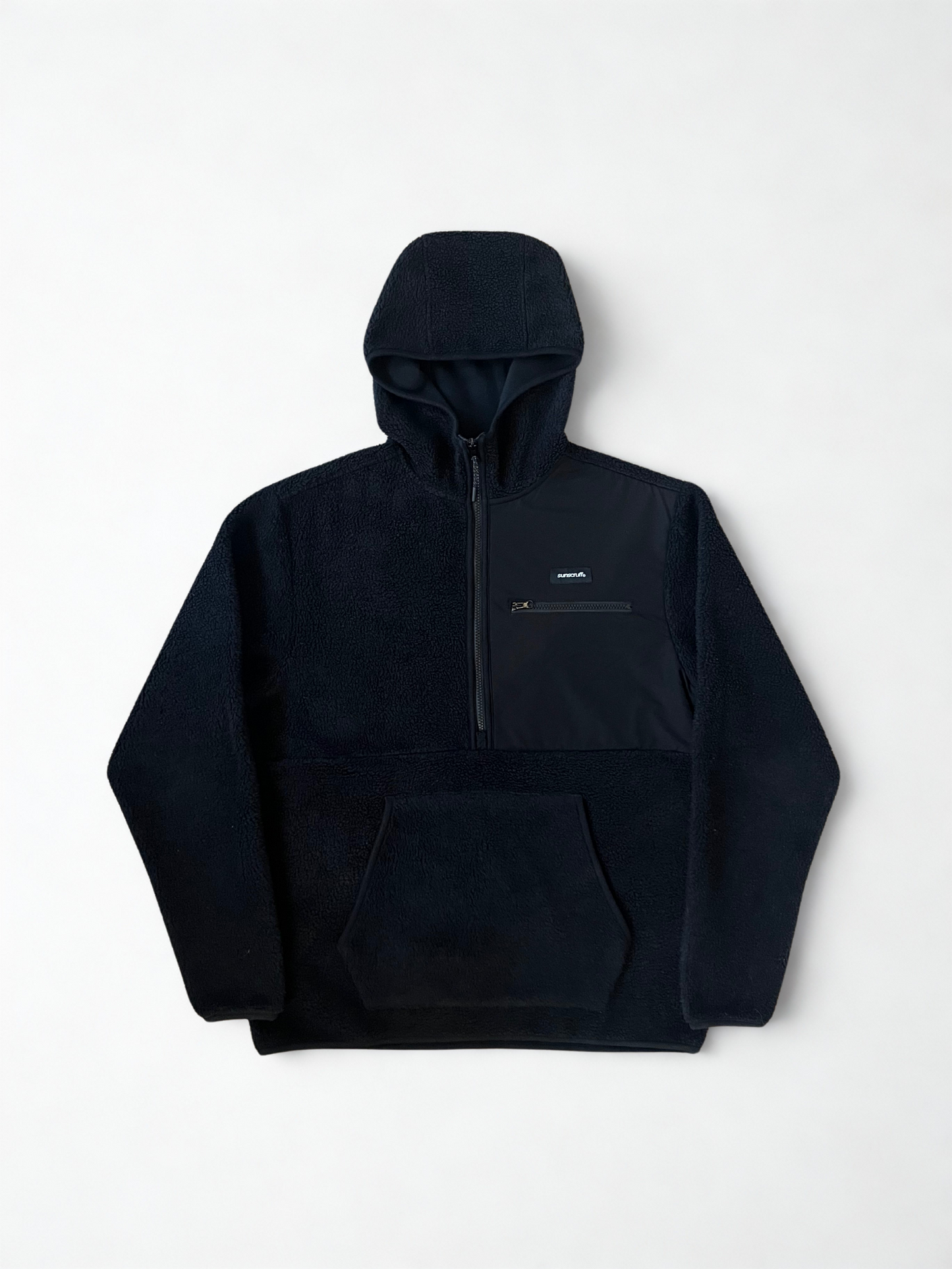 Eco-Friendly Unisex Hooded Sherpa Fleece